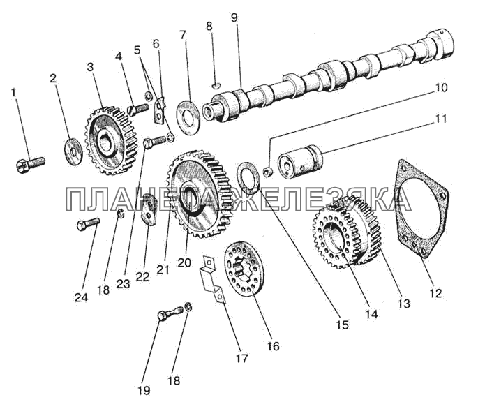 Распределительный механизм МТЗ-922